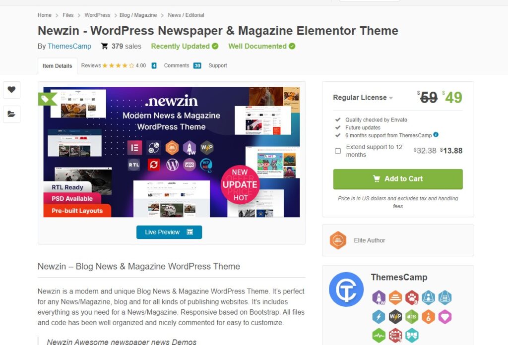 Download theme newzin