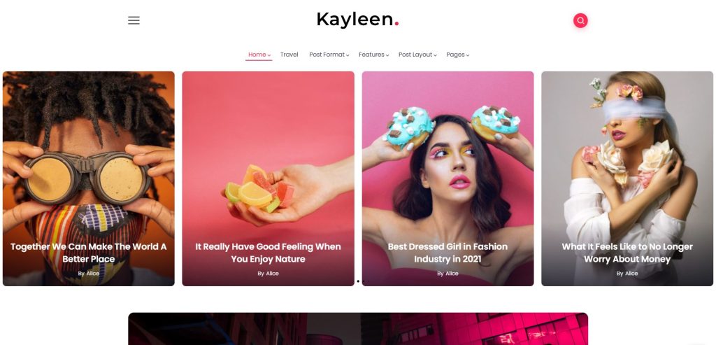 Giới thiệu Theme Kayleen