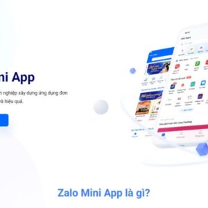 Hướng dẫn tạo mini app zalo