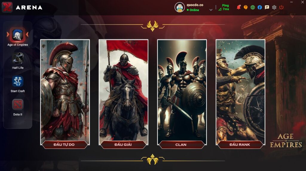 Hack Game Đế Chế Arena