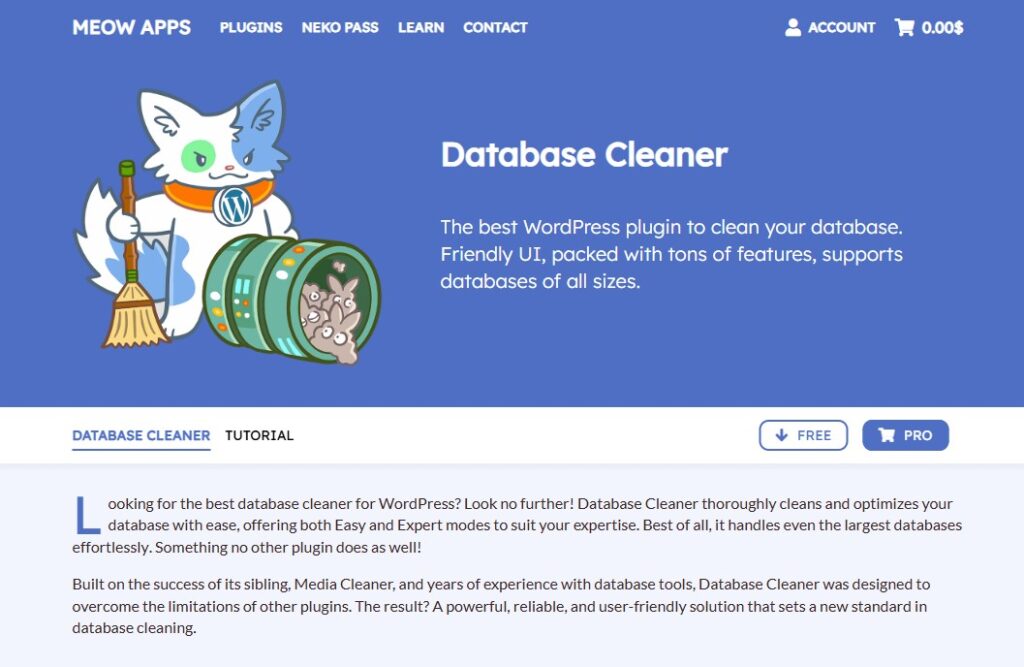 Plugin Database Cleaner Pro