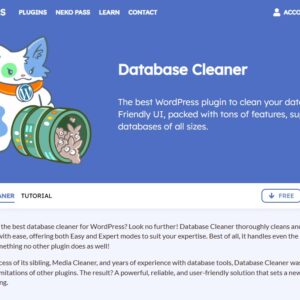 Plugin Database Cleaner Pro