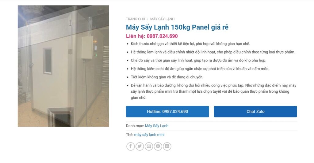 Thêm nút nhận báo giá WooCommerce