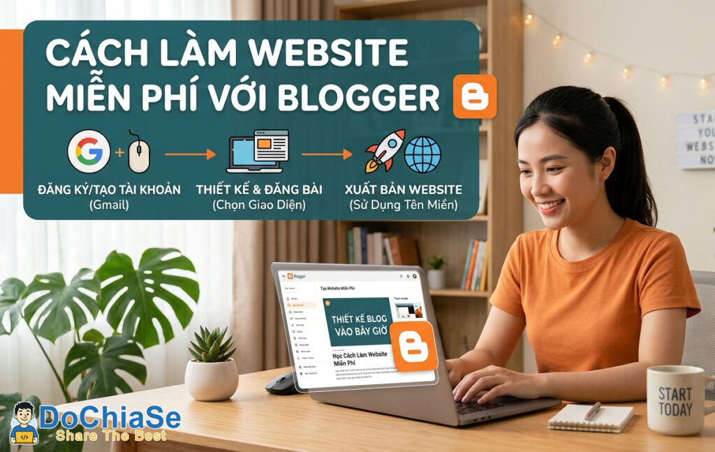 Cách Làm Website Miễn Phí Với Blogger