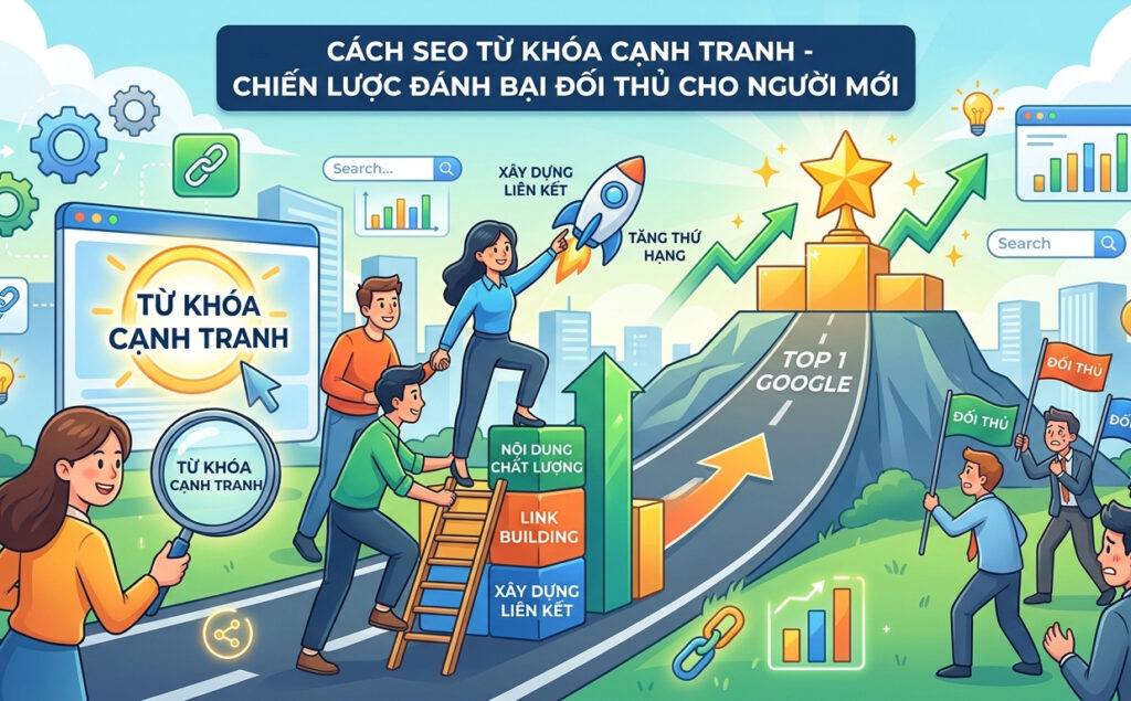 Cách SEO Từ Khóa Cạnh Tranh