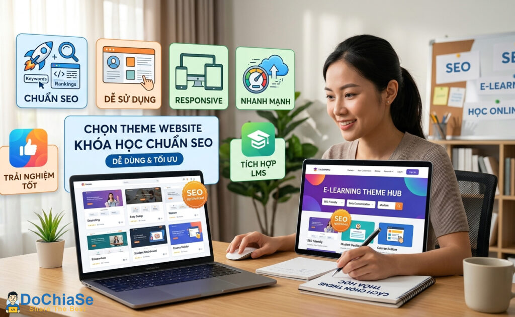 Cách Chọn Theme Cho Website Bán Khóa Học
