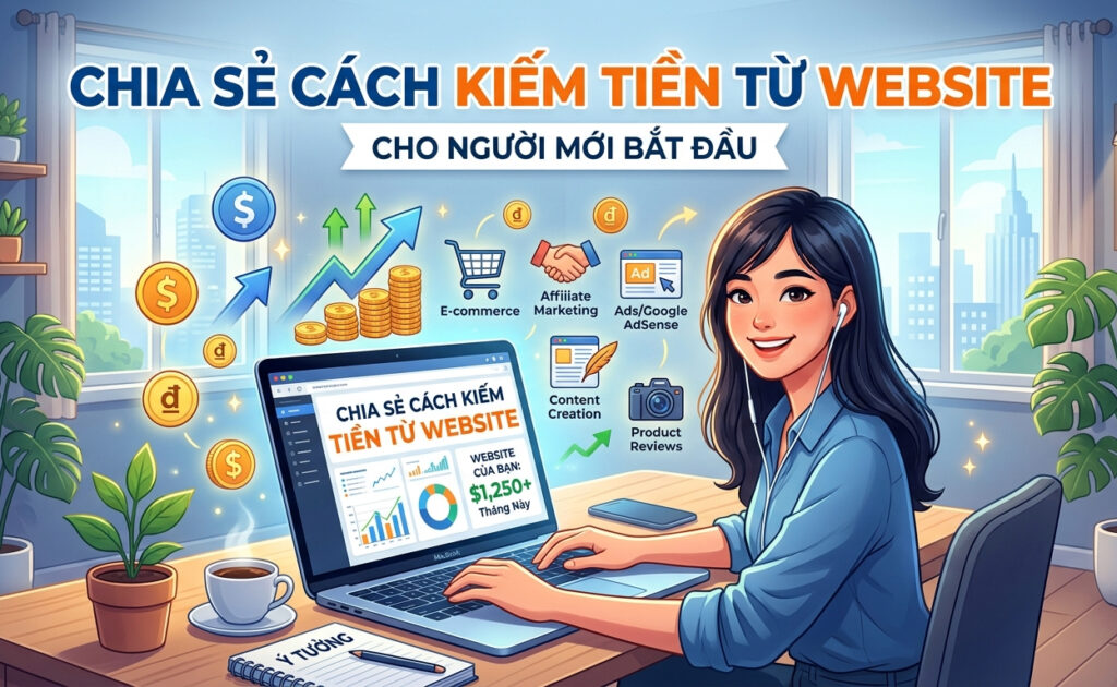Cách Kiếm Tiền Từ Website